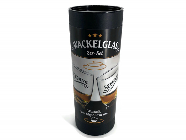 Wackelgäser Seegang Wackelglas im 2er Set Whisky Rum Tumbler