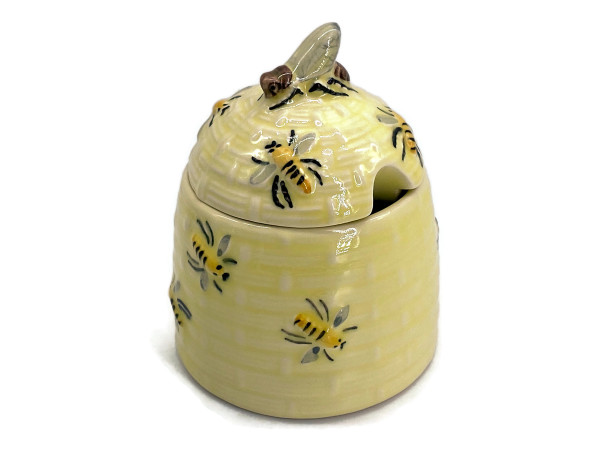 Zeller Keramik Biene Honigdose (Bienenkorb) 0,18 l