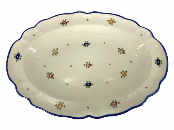 Zeller Keramik Petite Rose Platte, oval 28 cm