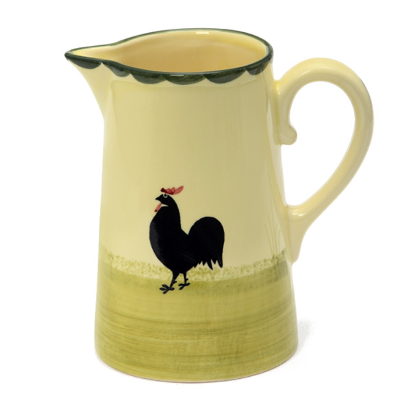 Zeller Keramik Hahn und Henne Krug 1,00 l