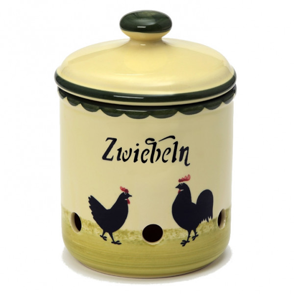 Zeller Keramik Hahn und Henne Zwiebeltopf 2,00 l