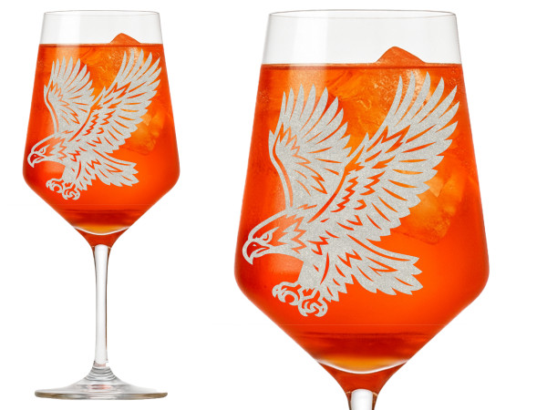 Valhalla Exoda Weinglas Adler Gravur 350ml spülmaschinenfest für bequemes Trinken ideal für gesellige Anlässe Picknicks Gartenfeste Reisen stilvolle Feiern ganzjährig nutzbar