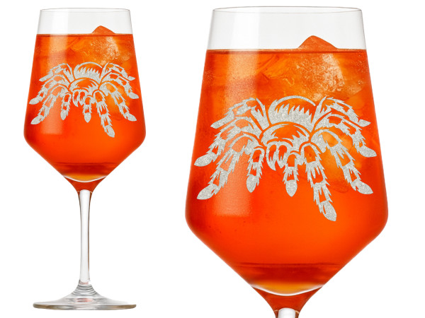 Valhalla 1x Weinglas Tarantel Vogelspinne 350ml spülmaschinenfest