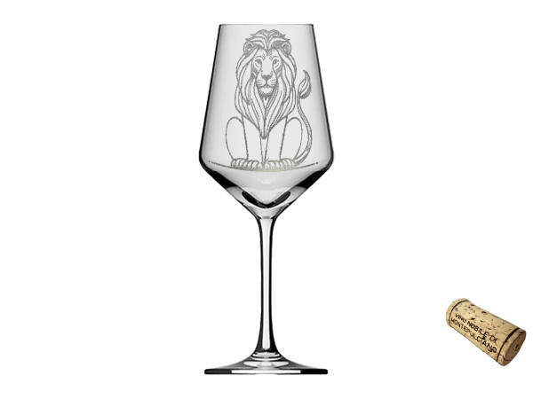 eXODA Weinglas Löwe 350ml spülmaschinenfest für Löwe Sternzeichen perfekt für Feiern und entspannte Abende handwerkliche Qualität für besondere Genussmomente und Verantwortung.