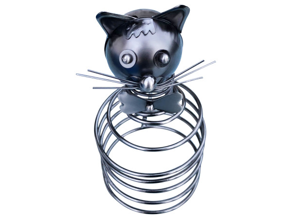 Katze Flaschenhalter Metall Weinflaschenhalter Figuren Design Deko