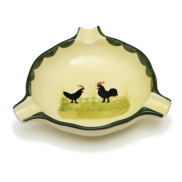 Zeller Keramik Hahn und Henne Ascher 12 cm