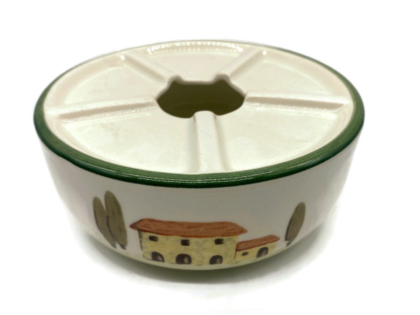 Zeller Keramik Bella Toscana Teewärmer Stövchen im Dekor 16 cm