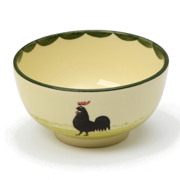 Zeller Keramik Hahn und Henne Schälchen 11 cm