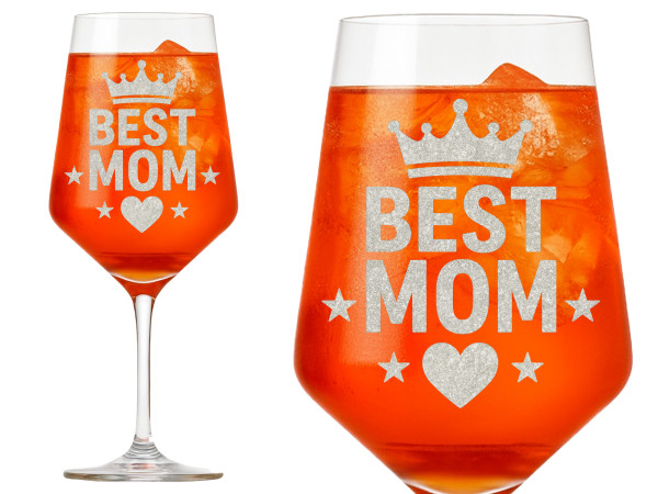 Valhalla Weinglas Gravur Beste Mama der Welt 350ml absolut spülmaschinenfest ideal für entspannte Abende und gesellige Feiern mit präziser Gravur für unvergessliche Momente