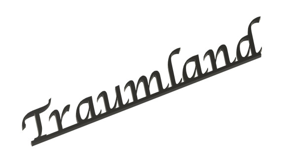 eXODA Schriftzug Traumland