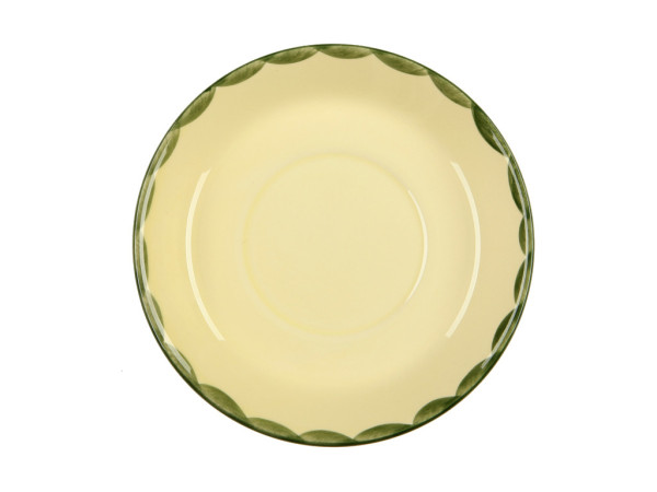 Zeller Keramik Hahn und Henne Jumbo Untertasse 18 cm