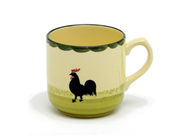 Zeller Keramik Hahn und Henne Kaffeebecher 0,30 l Tasse