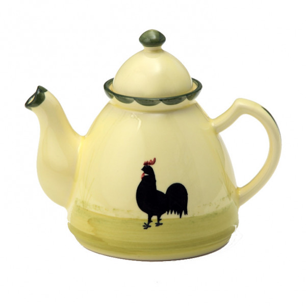 Zeller Keramik Hahn und Henne Teekanne 0,60 l