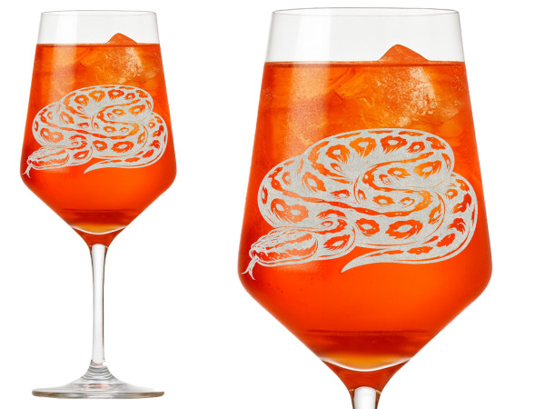 Valhalla 1x Weinglas Python Vogelspinne 350ml spülmaschinenfest