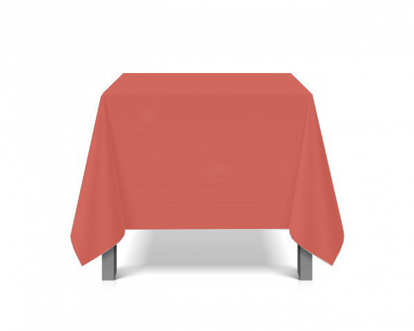 Tischdecke abwaschbar Vinyl rot zuschneidbar Schutzbezug 200x230cm wasserdicht