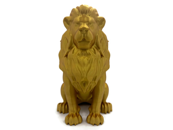 Löwe sitzende Figur 25 cm Statue Figur Skulptur groß