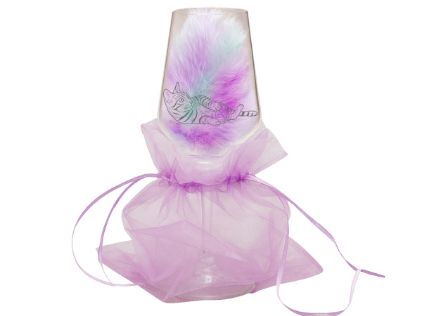 Exoda Weinglas mit gravierter Katze für gesellige Abende erfrischende Getränke 350 ml in stilvoller Geschenkverpackung unterstützt soziale Projekte und vereint Funktionalität