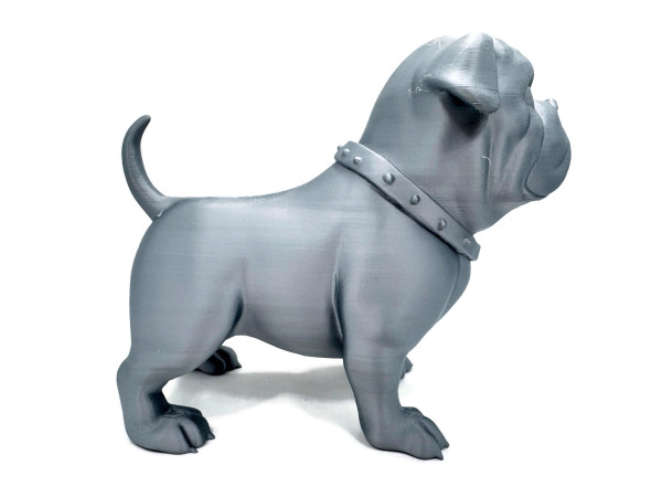 Bulldogge stehende Figur 25 cm Statue Figur Skulptur groß