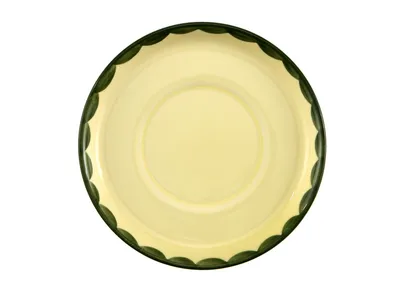 Zeller Keramik Hahn und Henne Untertasse zu Kinderbecher 15 cm