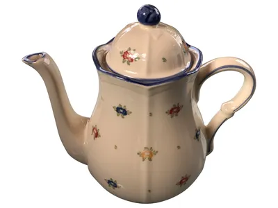 Zeller Keramik Petite Rose Kaffeekanne 1,50 Liter