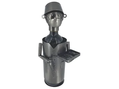Weinflaschenhalter Metall Chirurg Figuren Olaf Design Deko