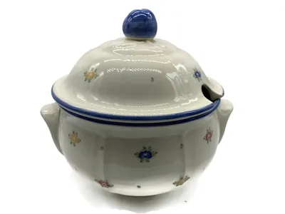 Zeller Keramik Petite Rose Schüssel mit Deckel 1,80 l
