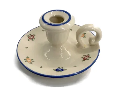 Zeller Keramik Petite Rose Kerzenleuchter 13 cm