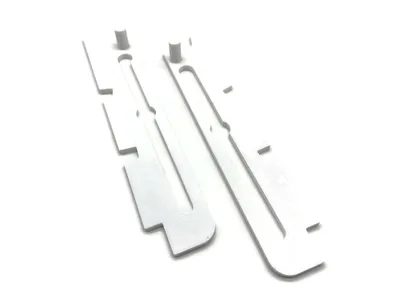 Kippschere Ersatzteil Set Weiss für MEA ISO-14 Kipp E 2004-2008 stabiler Einbau Kellerfenster