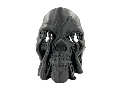 eXODA Totenkopf Skulptur Tränen - weinender Schädel