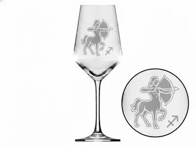 Weinglas Schütze 350ml spülmaschinenfest elegantes Design für Weinliebhaber ideal für besondere Anlässe
