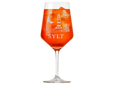 Weinglas Insel Sylt 350 ml spülmaschinenfest für genussvolle Abende ideal für Weinliebhaber
