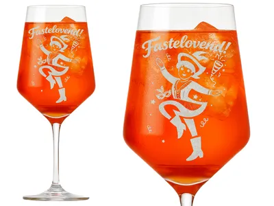 1x Weinglas Gravur Fastelovend Tanzmariechen Karnevalskostüm 350ml spülmaschinenfest