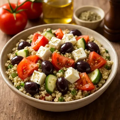 Mediterraner Quinoa-Salat