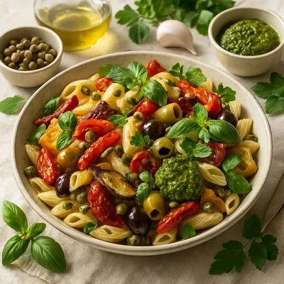 Antipasti Nudelsalat