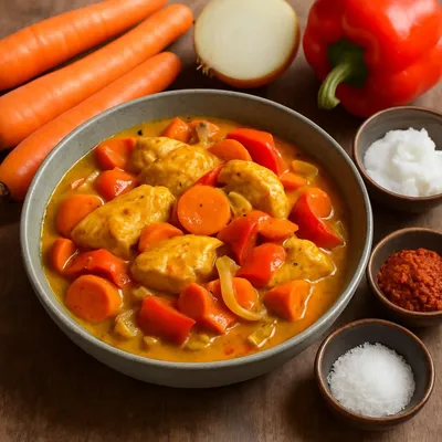 Hähnchen-Curry mit Gemüse