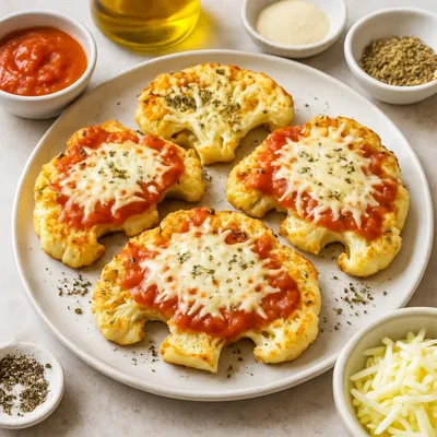 Gebackene Blumenkohl-Parmesan-Steaks