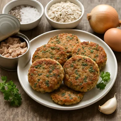 Thunfisch-Hafer-Frikadellen