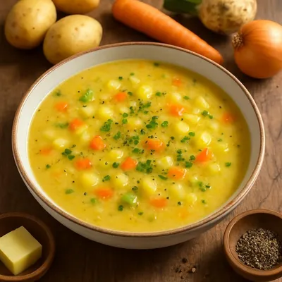 Bayerische Kartoffelsuppe