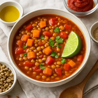 Mexikanische Linsensuppe