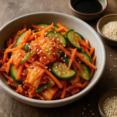 Koreanischer Kimchi-Salat