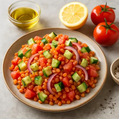 Türkischer Linsensalat