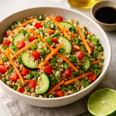 Asiatischer Quinoa-Salat