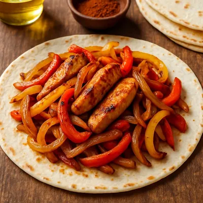 Hähnchen-Fajitas
