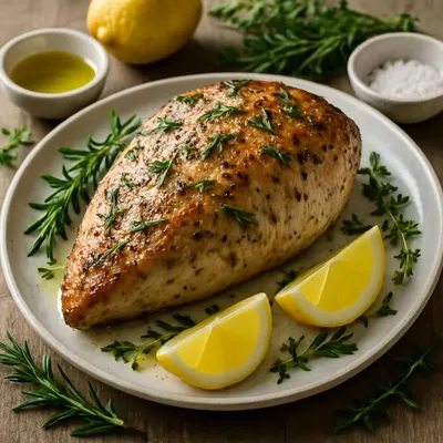 Mediterraner Putenbrustbraten