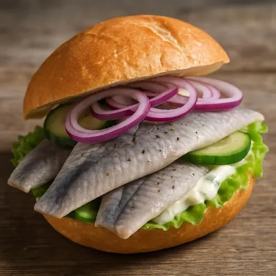 Matjes Fischbrötchen