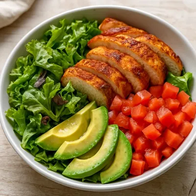 Hähnchen-Taco-Salat