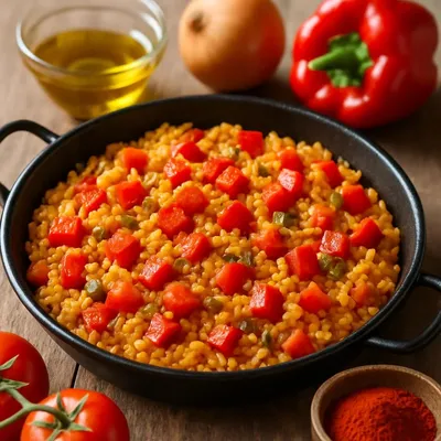Spanische Gemüsepaella