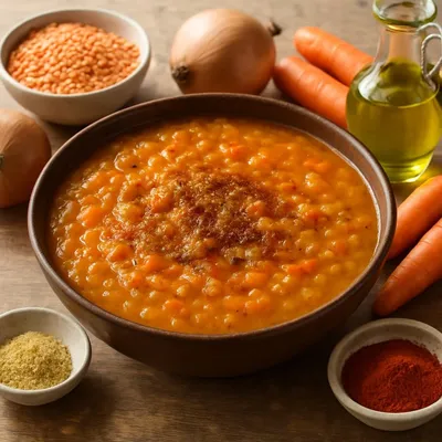 Würzige Linsensuppe