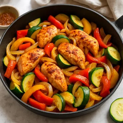 Mediterrane Hähnchenpfanne