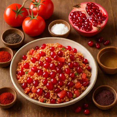 Bulgursalat mit Granatapfel